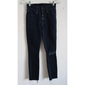 MOTHER The Pixie Ankle Fray Jeans - Size 24